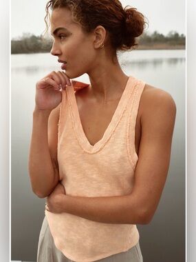 NWOT Free People Care Slim N Simple Tank Top
